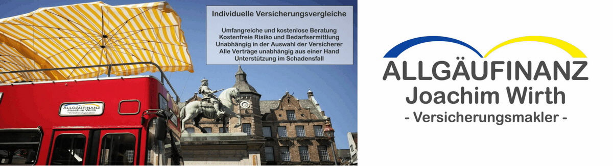 Wissenswertes �ber die Firma Allg�ufinanz - Versicherungsmakler - Joachim Wirth